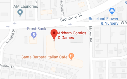 Arkham Comics & Games Map Location