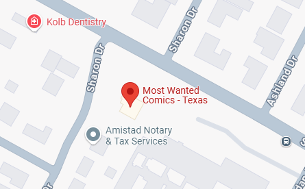 Most Wanted Comics Map Location