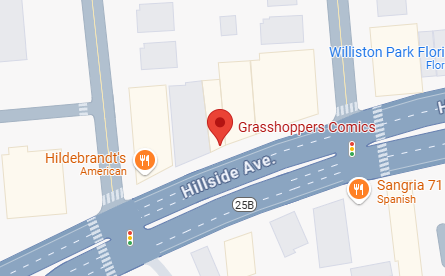 Grasshopper's Comics Map Location