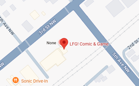 LFG! Comic and Game Map Location