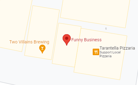 Funny Business Map Location