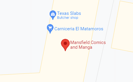 Mansfield Comics And Manga Map Location