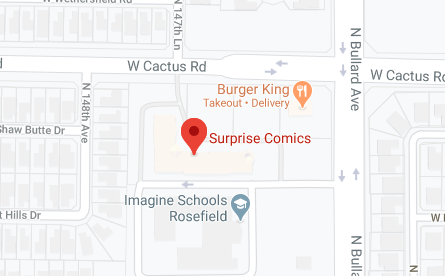 Surprise Comics Map Location