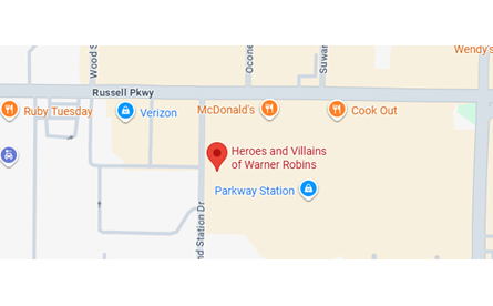 Heroes & Villains Map Location