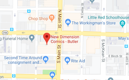 New Dimension Comics - Butler Map Location