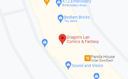 Dragon's Lair Comics & Fantasy - Columbus Map Location