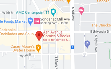 Ash Avenue Comics Map Location