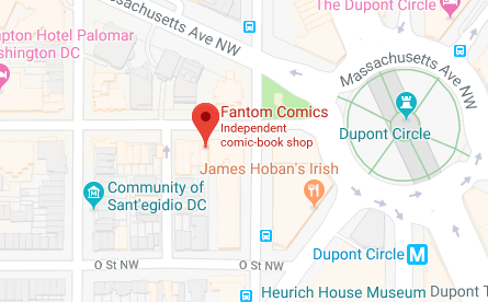 Fantom Comics Map Location