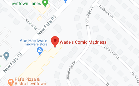 Wade's Comic Madness Map Location