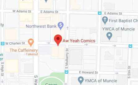 Aw Yeah Comics - Muncie Map Location