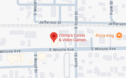 CHIMP'S COMIX Map Location