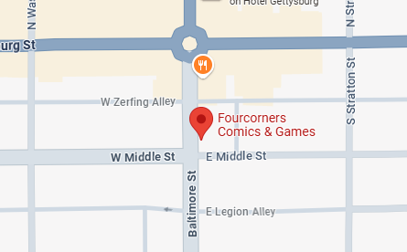 Fourcorners Comics LLC Map Location