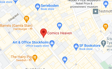 Comics Heaven AB Map Location
