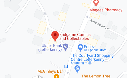 Endgame Comics and Collectables Map Location