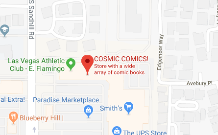 Cosmic Comics Map Location