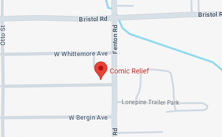 Comic Relief Map Location