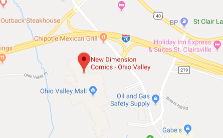 New Dimension Comics - Ohio Valley Map Location