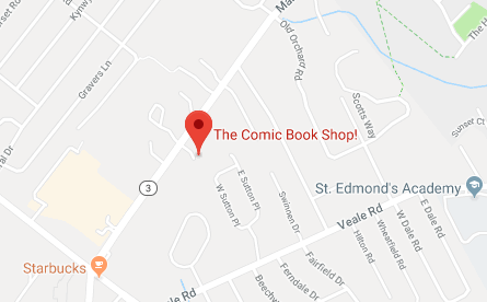 The Comic Book Shop! of Wilmington, DE Map Location
