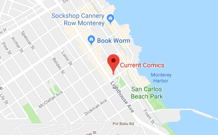 Current Comics Monterey Map Location
