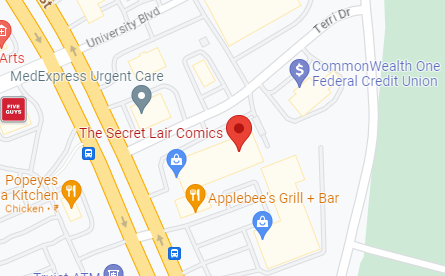 The Secret Lair Comics Map Location