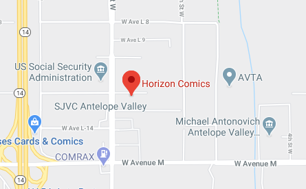 Horizon Comics and Collectibles Map Location