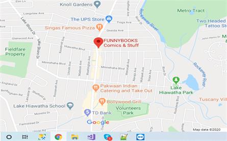 FUNNYBOOKS Comics & Stuff Map Location
