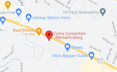 Comix Connection - Mechanicsburg Map Location