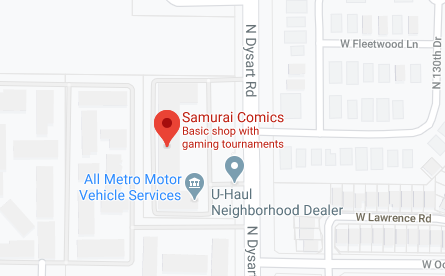 Samurai Comics Glendale Map Location