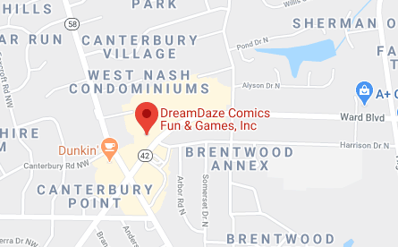 DreamDaze Comics Fun & Games Map Location