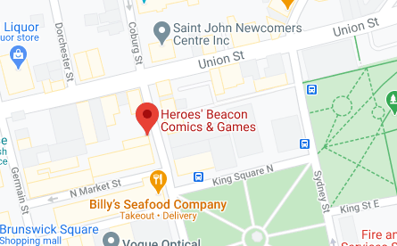 Heroes' Beacon Comics & Games Map Location