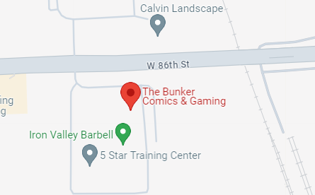 The Bunker Comics, Collectibles & Gaming Map Location