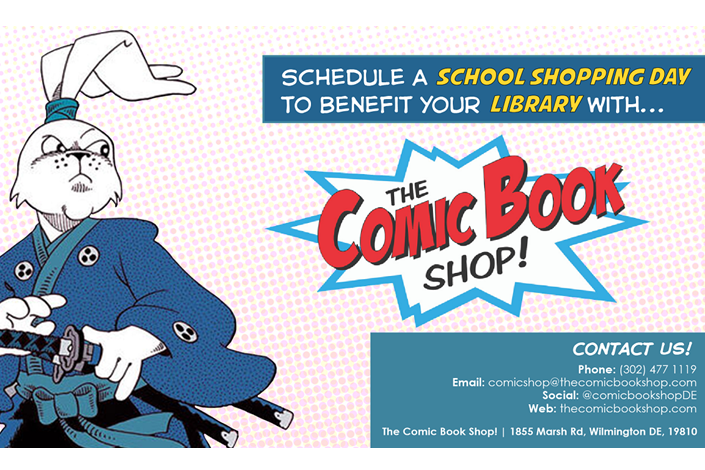 School Shopping Days = Free Comics for Your Library!