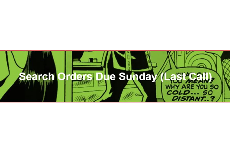 DC Comics Last Call List 4/18/26