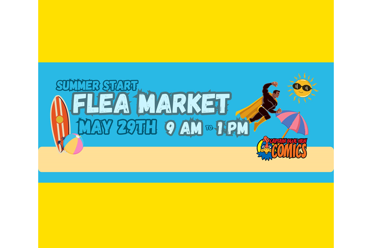 FLEA MARKET and CBH Indoor SALE Memorial Day, Monday May 29 from 9am–1pm at CBH
