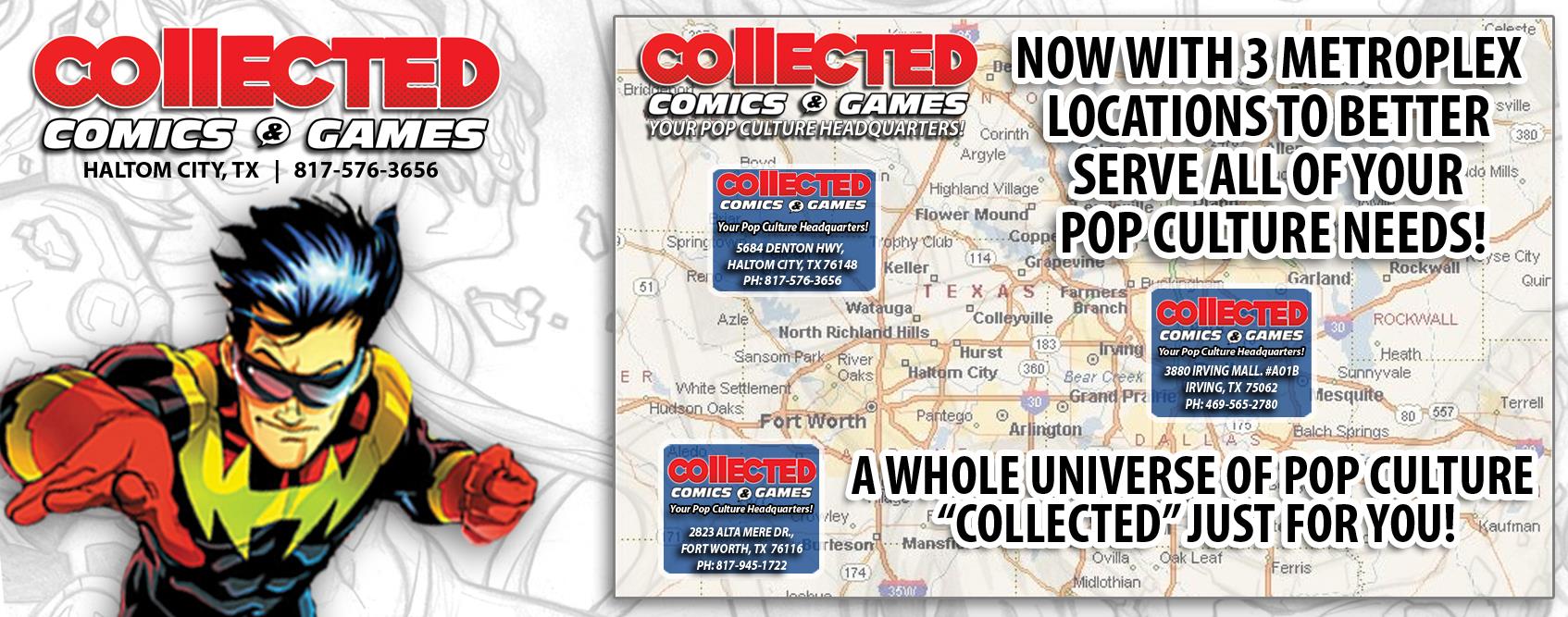 Collected Comics & Games: Haltom City Banner