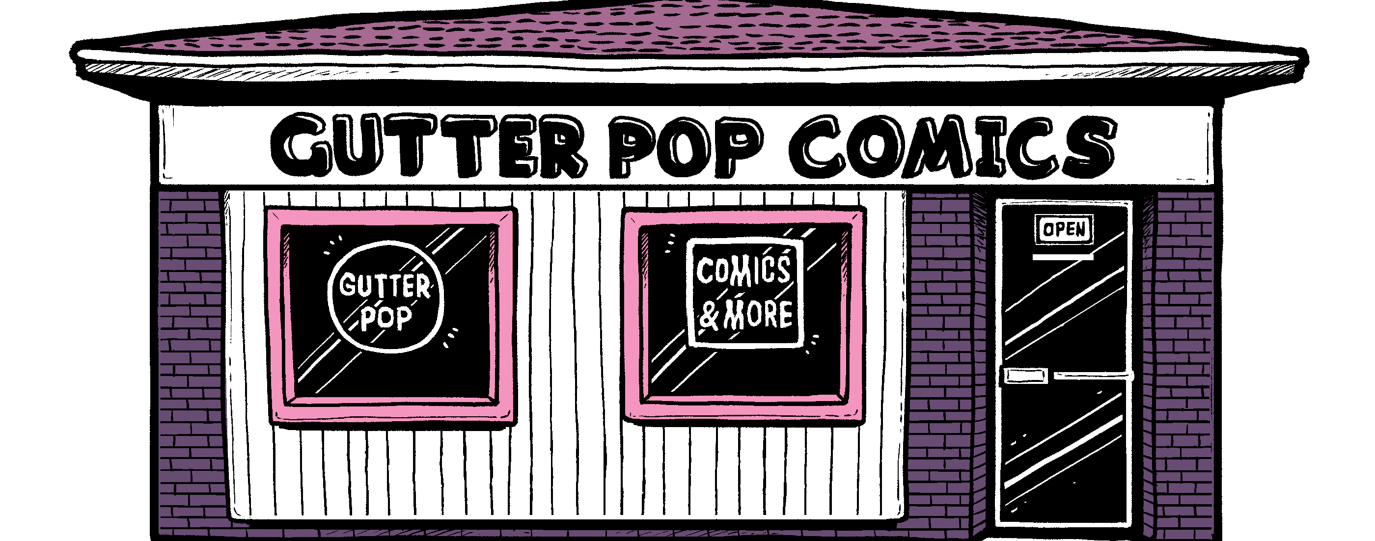 Gutter Pop Comics Banner